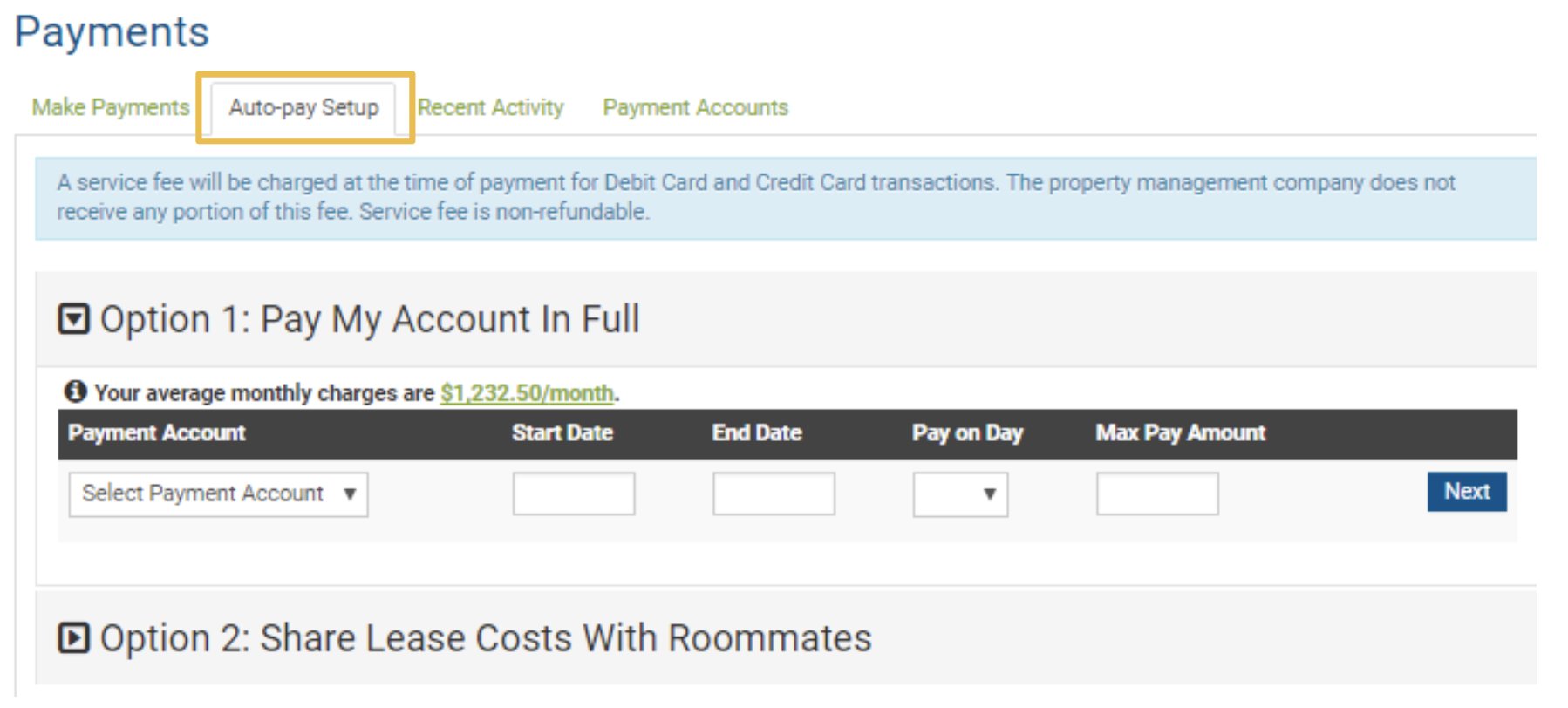 Set Up Auto Pay FirstKey Homes